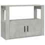 Voir la diapositive 2 : VIDAXL Buffet Gris beton 80x30x60 cm Bois d'ingenierie