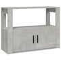 Voir la diapositive 2 : VIDAXL Buffet Gris beton 80x30x60 cm Bois d'ingenierie