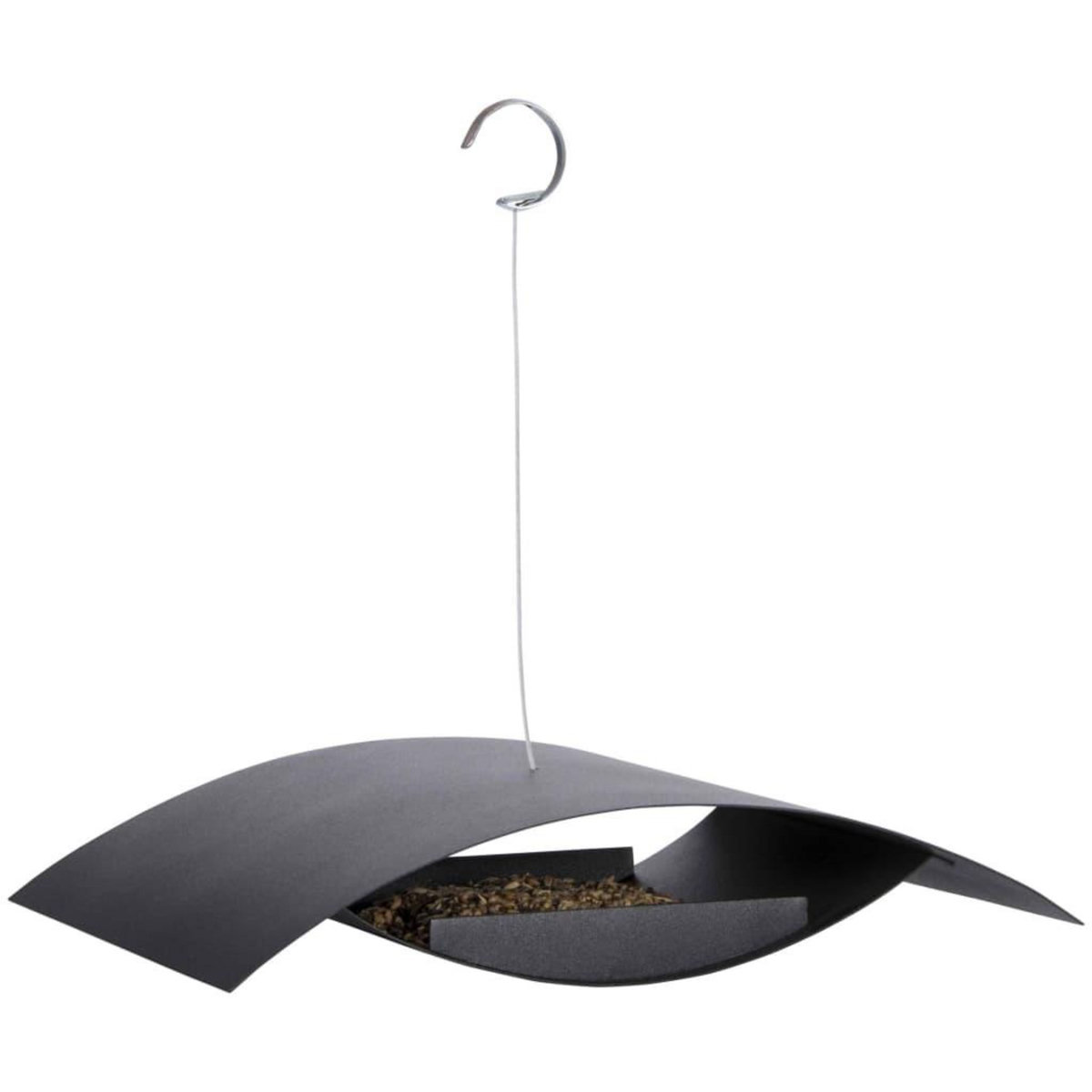 ESSCHERT DESIGN Esschert Design Mangeoire a oiseaux suspendue Noir S FB437