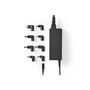 Voir la diapositive 2 : NEDIS Adaptateur pour ordinateur portable 90 W | 18.5 / 19 / 19.5 / 20 V DC | NEDIS - NBAU9001FBK