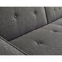 Voir la diapositive 4 : BEST MOBILIER Babylone - canapé convertible clic-clac - 2 places - en tissu