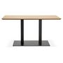 Voir la diapositive 2 : Paris Prix Table de Repas Design  Phoenix  150cm Naturel