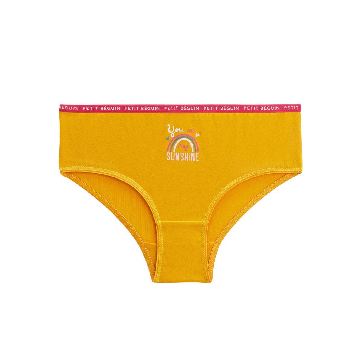 Petit Béguin Lot de 3 culottes fille My Sunshine