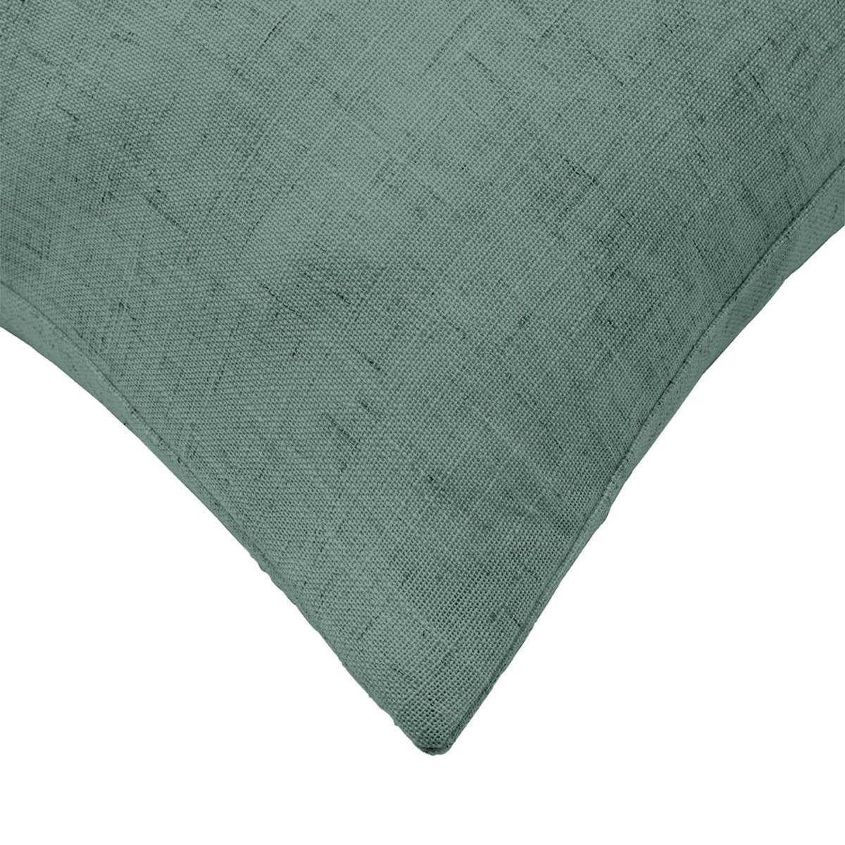 Paris Prix Coussin Effet Lin Tissé  Nando  60x60cm Vert Cèdre