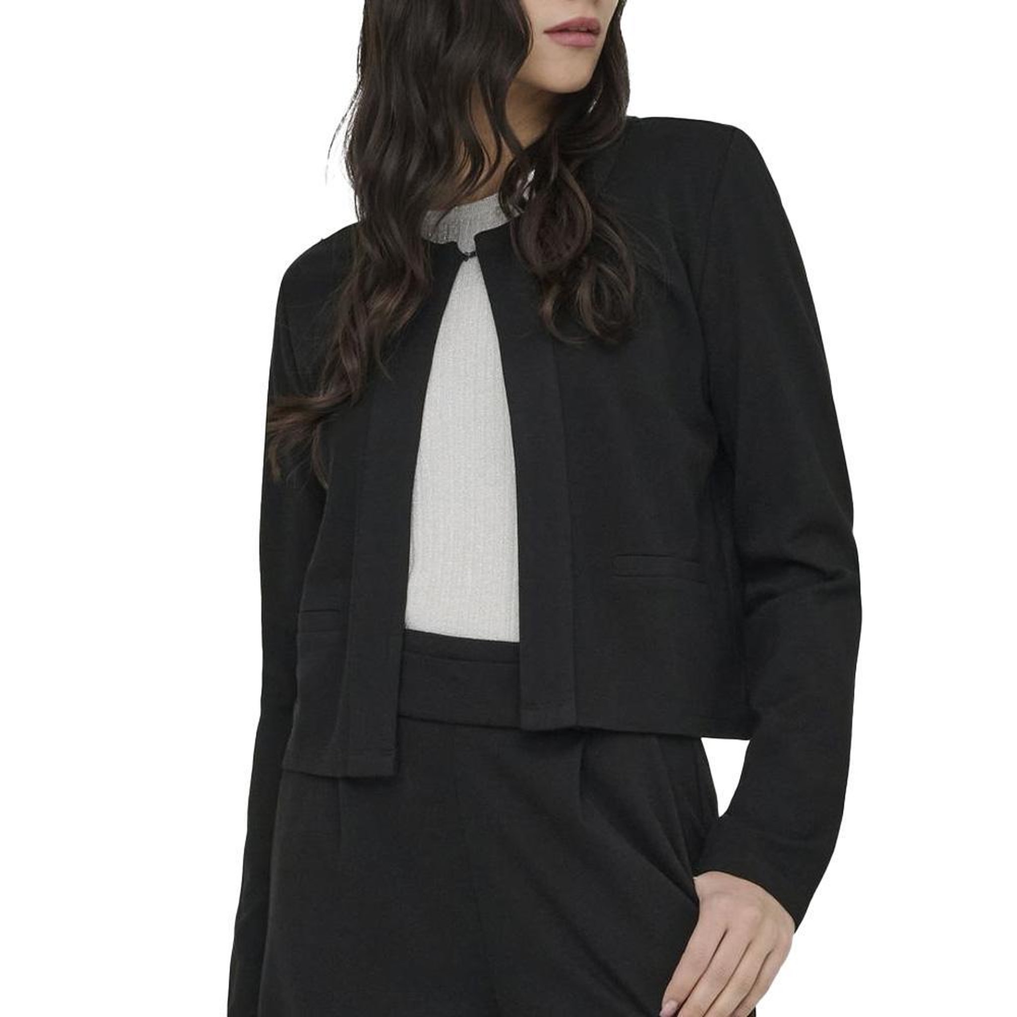 JACQUELINE DE YONG Gilet Noir Femme JDY New Pretty. Coloris disponibles : Noir