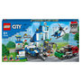 Voir la diapositive 1 : LEGO City 60316 Le Commissariat de Police, Set avec Jouets Camion de Poubelle et Hélicoptère