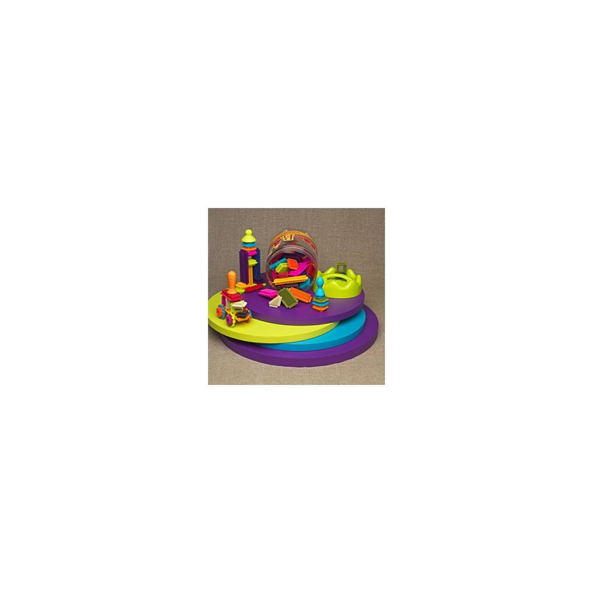 Voir la diapositive 3 : mybtoys Jeu Assemblage Bristle Blocks Stackadoos
