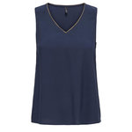 Only T Shirt /Doré Imprimé Femme Only Onlselina. Coloris disponibles : Bleu