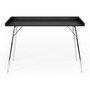 Voir la diapositive 1 : Paris Prix Bureau Design en Bois  Rayburn  115cm Noir & Chrome