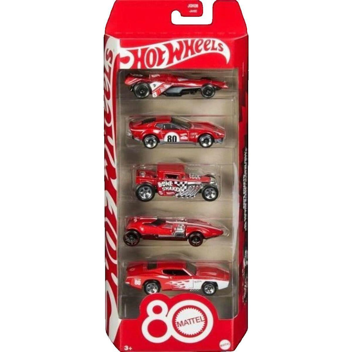 MATTEL COF 5 VEH 80 ANS HWHEELS Mattel MALJGK08
