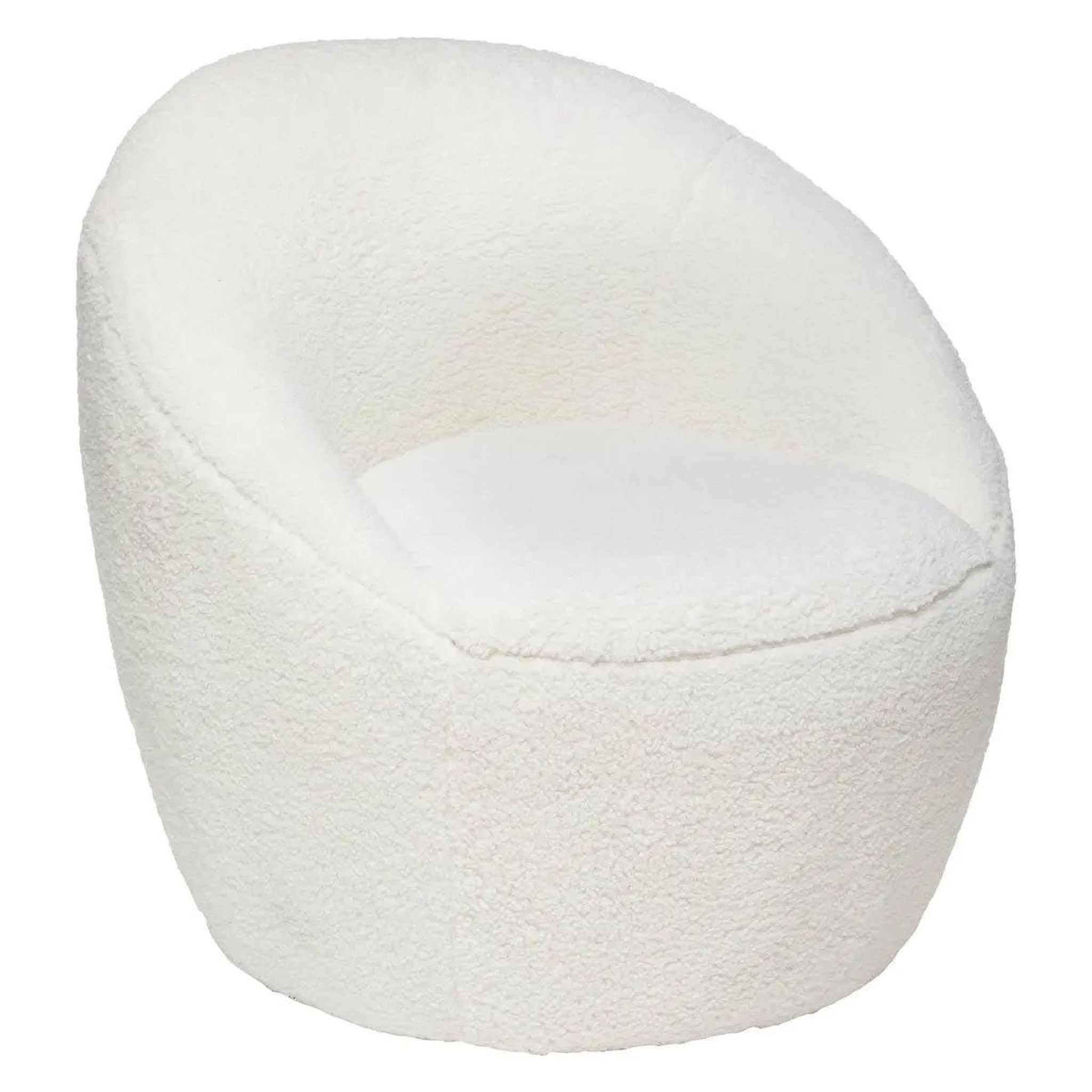 ATMOSPHERA Fauteuil design  romi  77cm blanc