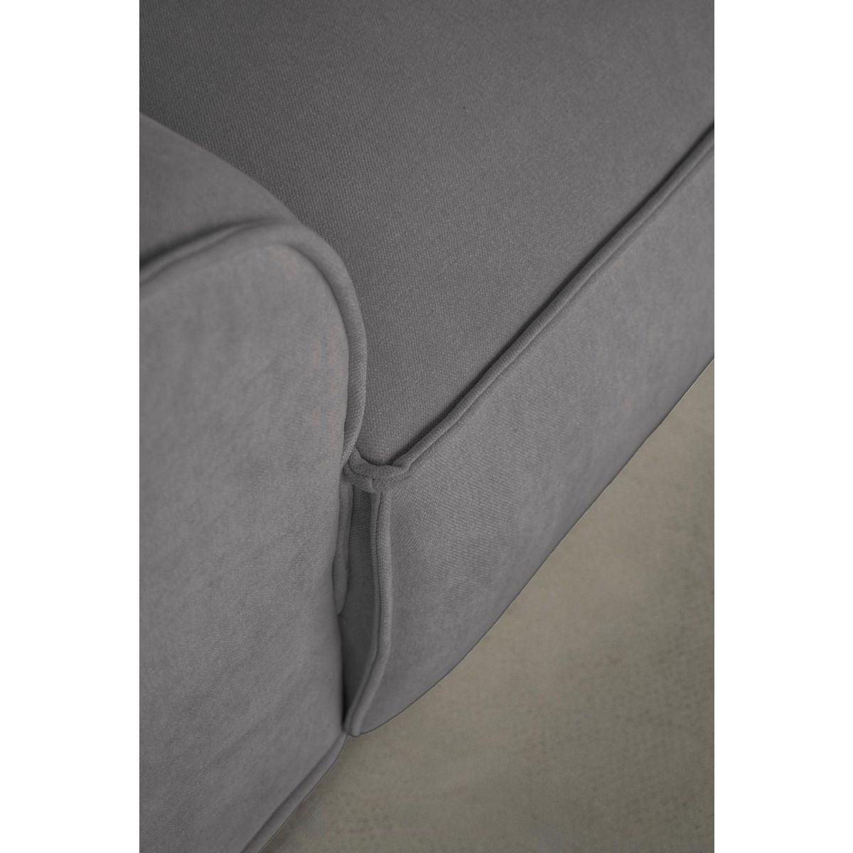 BEST MOBILIER Felix - module d'assise gauche en tissu texturé