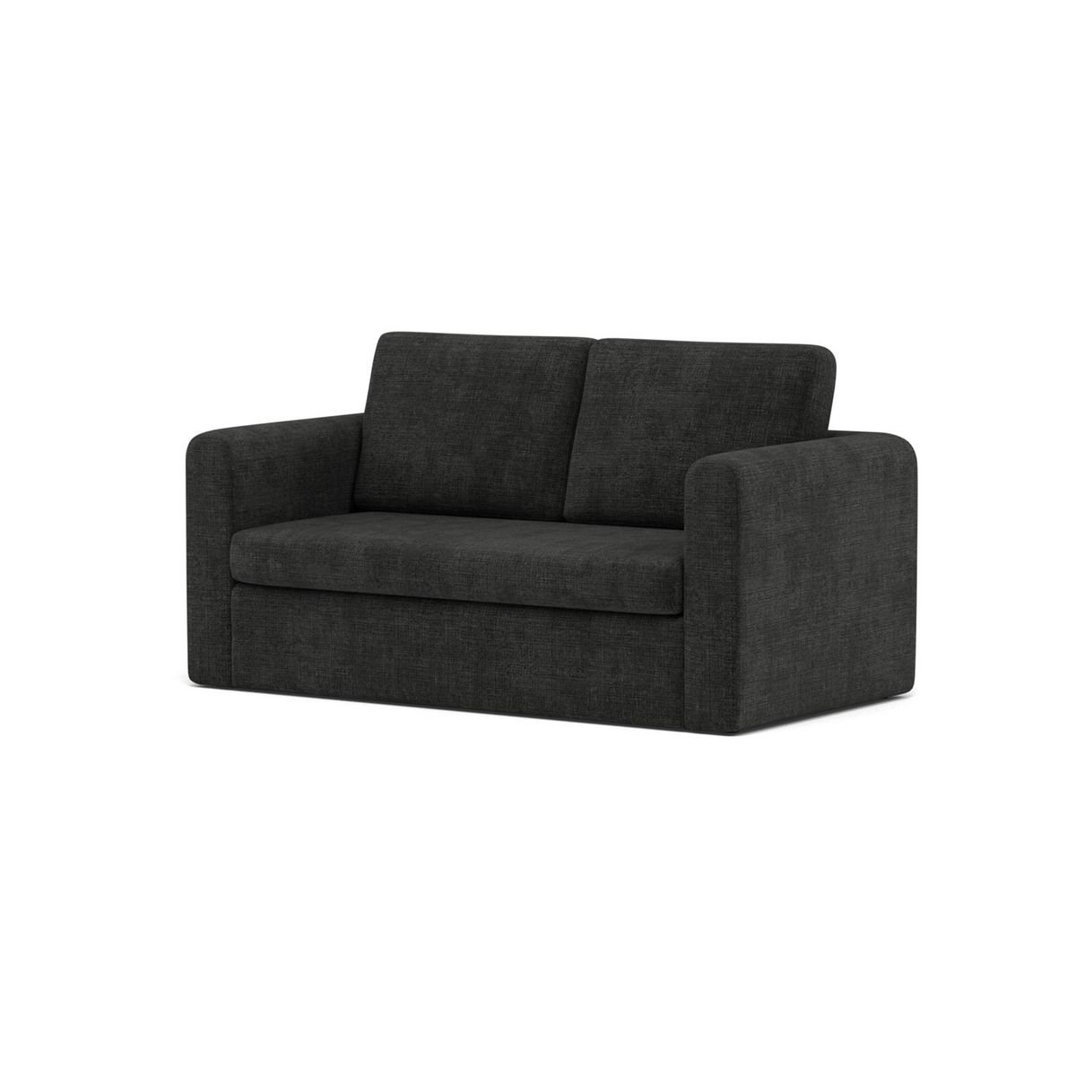 BEST MOBILIER Marilia - canapé 2 places convertible déplimousse en velours texturé