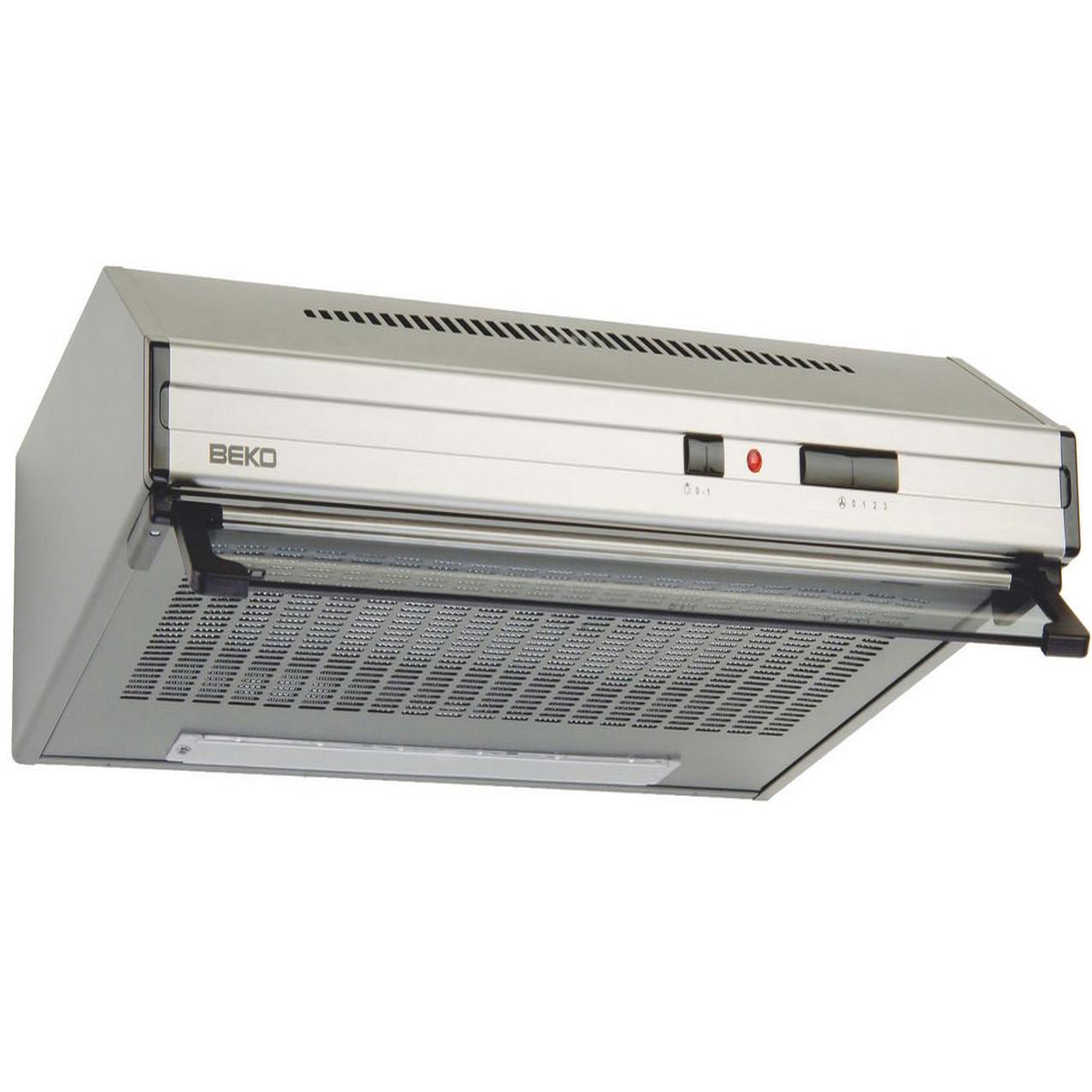 Voir la diapositive 2 : Beko Hotte classique 60cm 300m3/h inox - cfb6432xh1