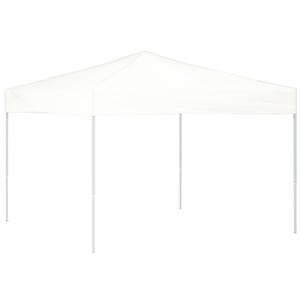 VIDAXL Tente de reception pliable Blanc 3x3 m