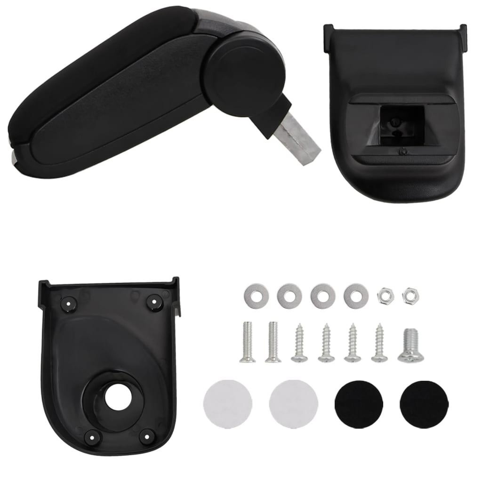 VIDAXL Accoudoir de voiture noir 15x35x(30-47) cm ABS