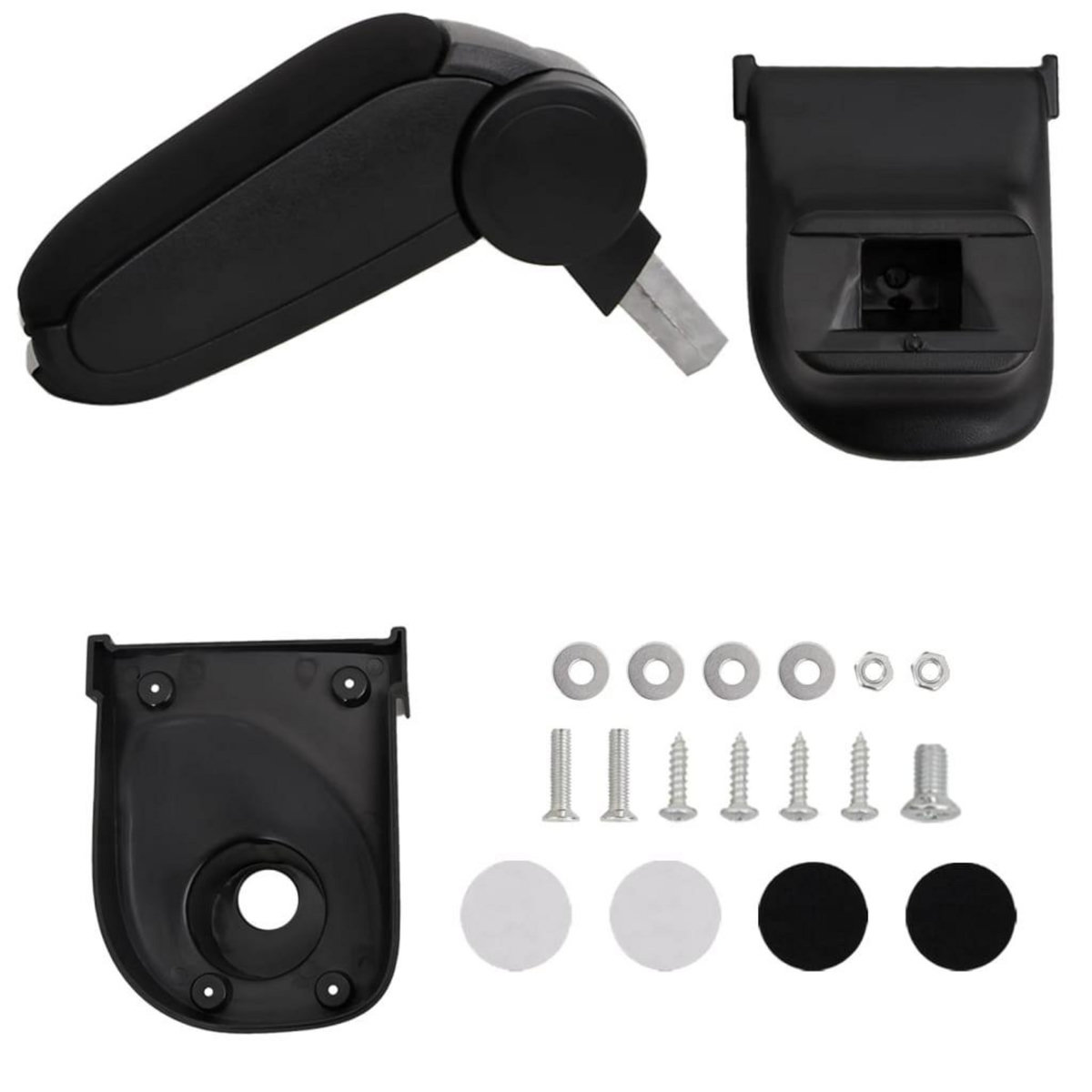 VIDAXL Accoudoir de voiture noir 15x35x(30-47) cm ABS