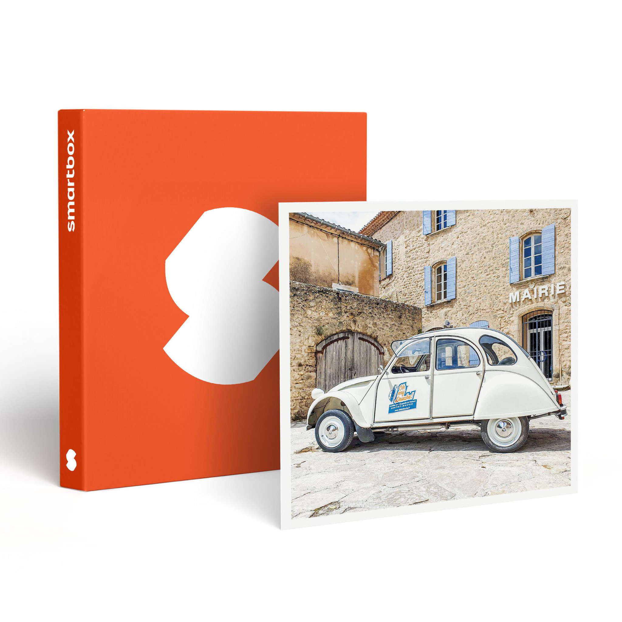 Smartbox Balade en 2 cv et visite des carrières d'ocre en duo dans le vaucluse - coffret cadeau sport & aventure