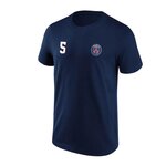 PSG Marquinhos T-shirt Marine Enfant PSG. Coloris disponibles : Bleu