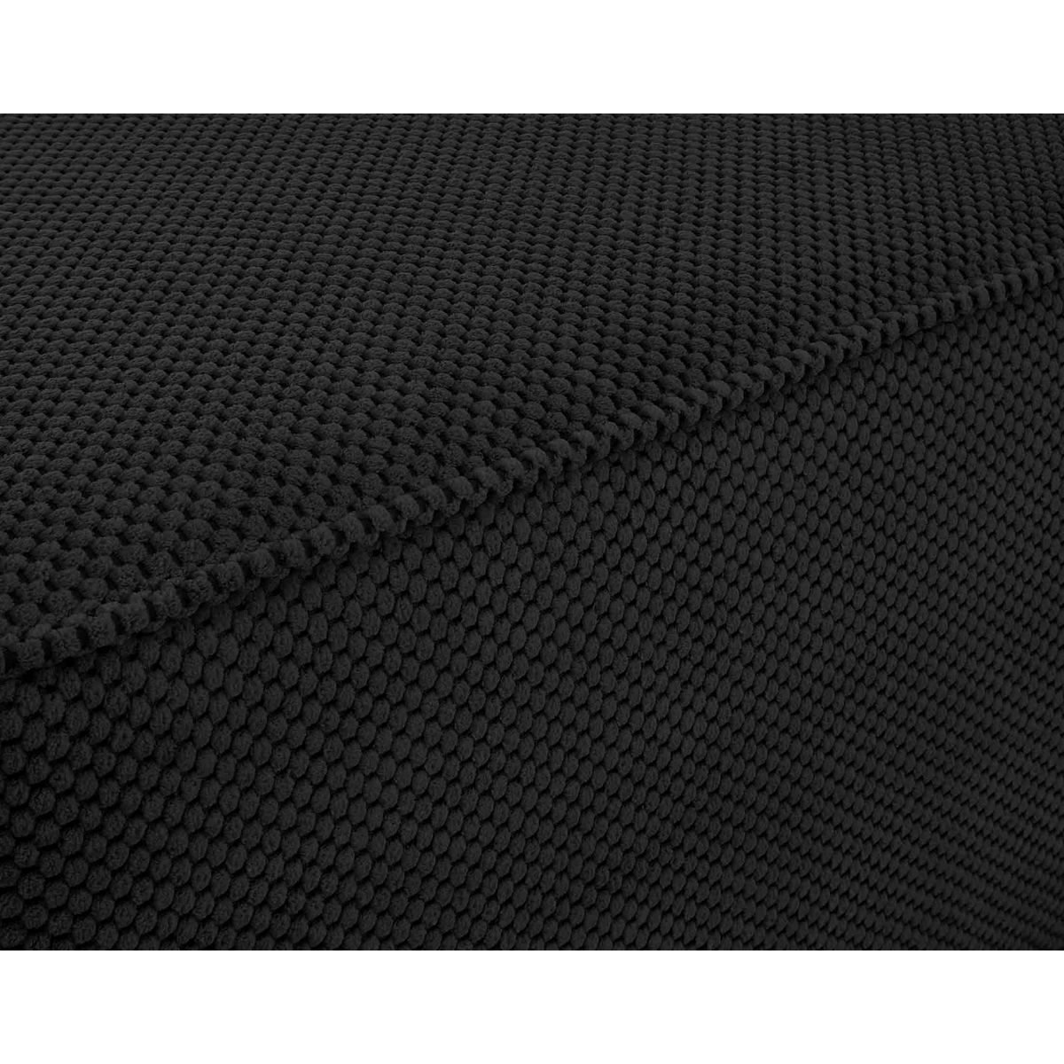 BEST MOBILIER Topaze - pouf - en velours texturé