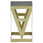 Voir la diapositive 5 : Paris Prix Lot de 3 Tables d'Appoint  Zelys  63cm Or