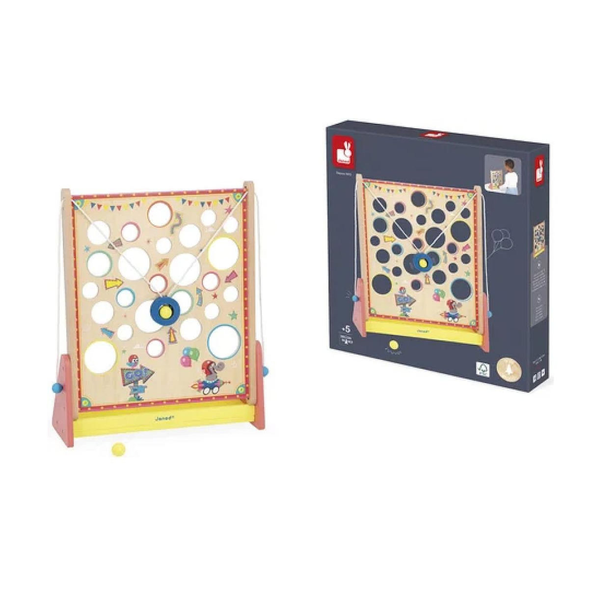 Juratoys-Janod Jeu d Adresse Vertical Traditionnel