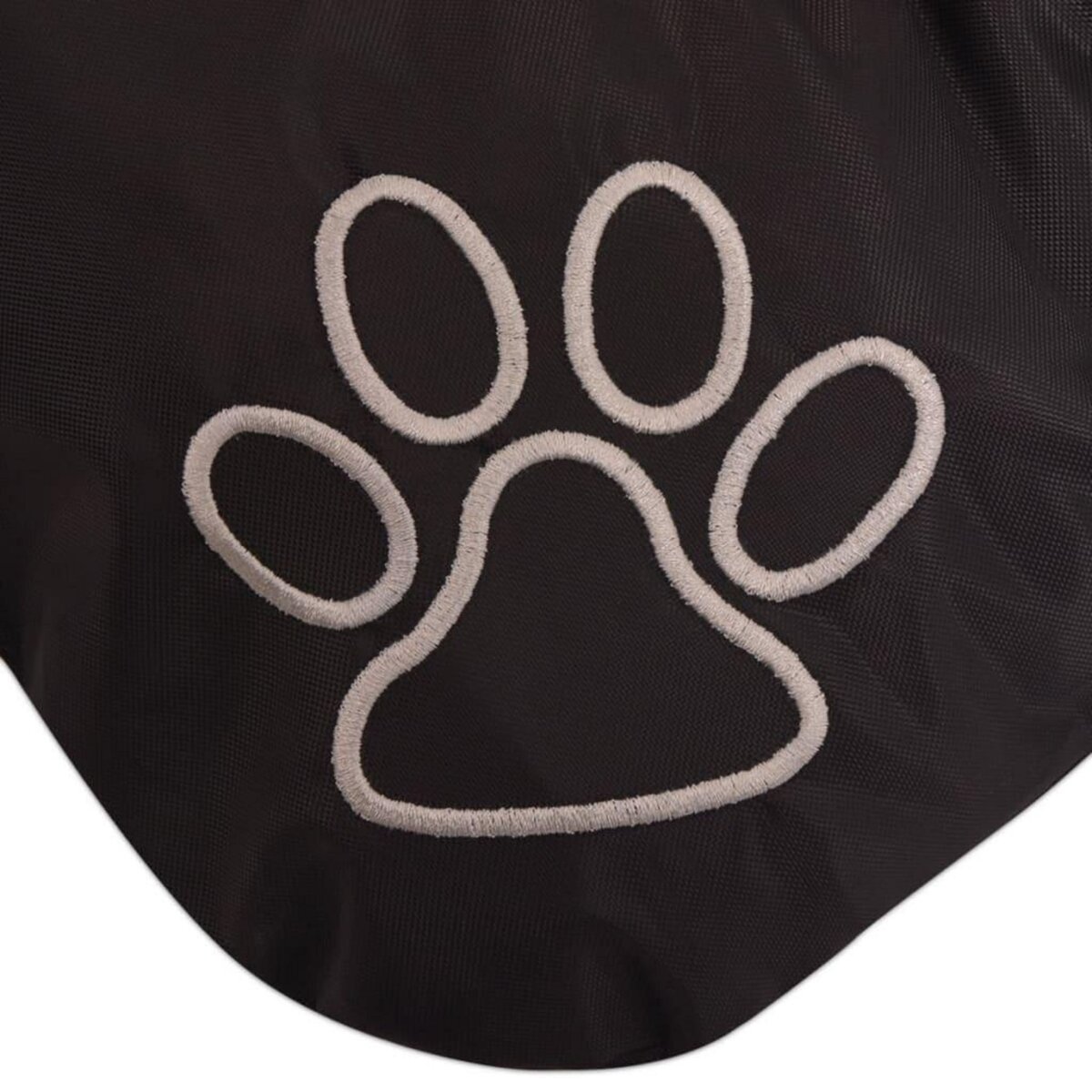 VIDAXL Matelas pour chiens Taille XL Noir