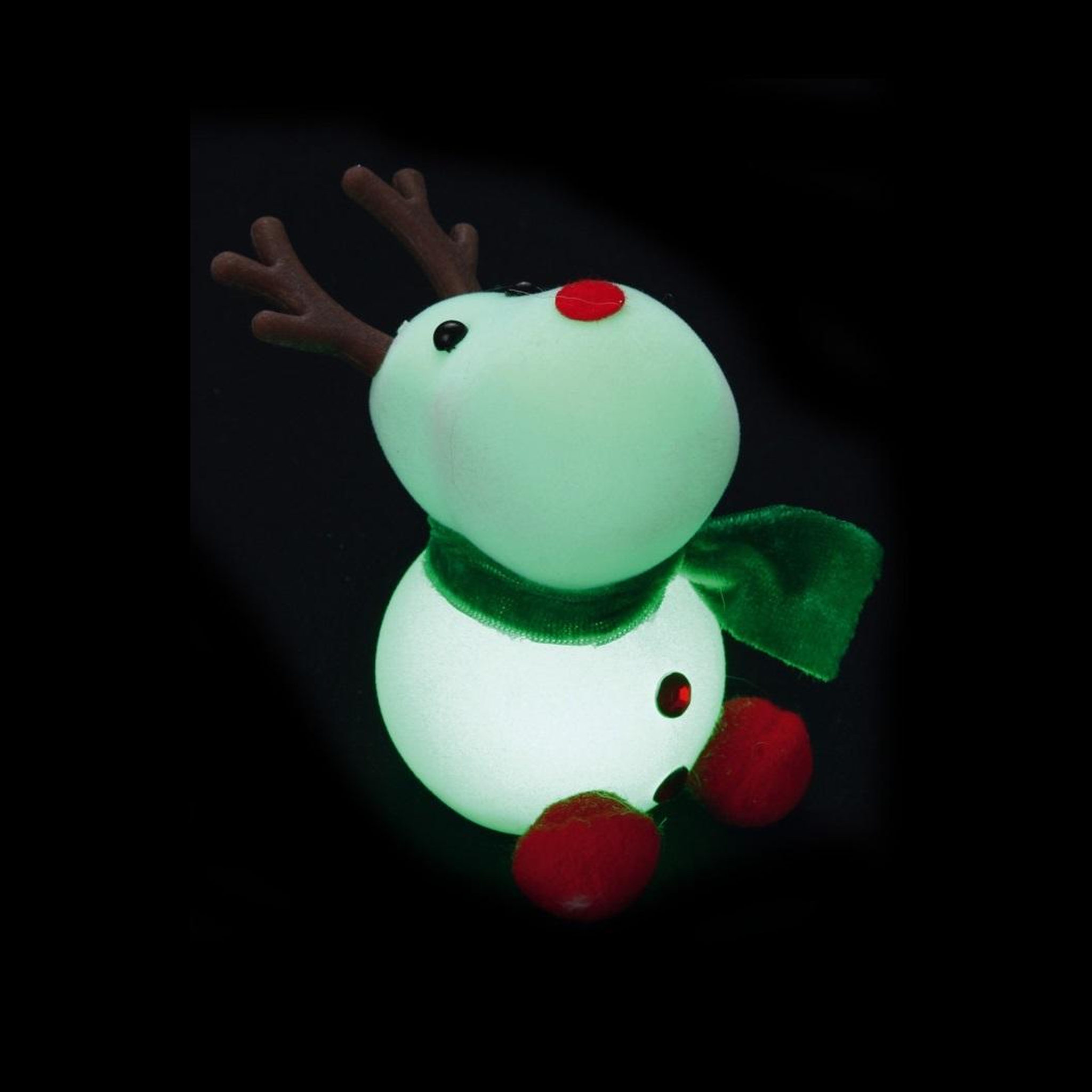 Voir la diapositive 2 : Eden Renne lumineux echarpe verte design et moderne