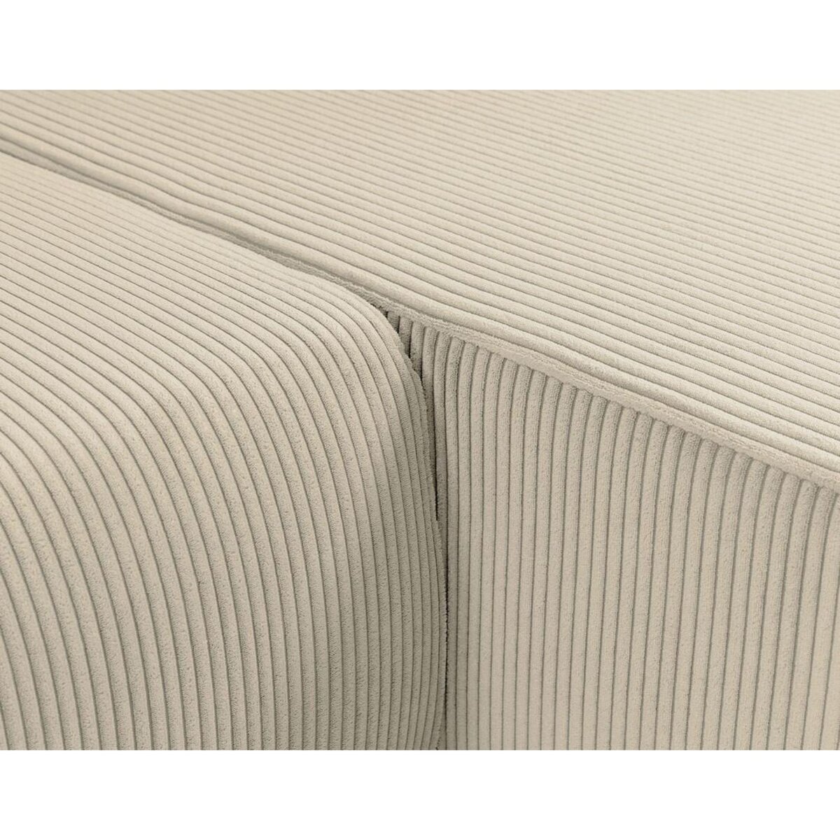 BEST MOBILIER Artemisa - canapé panoramique en u - 7 places - convertible avec coffre - en velours côtelé