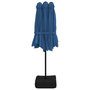 Voir la diapositive 5 : VIDAXL Parasol de jardin a double tete bleu azure 449x245 cm
