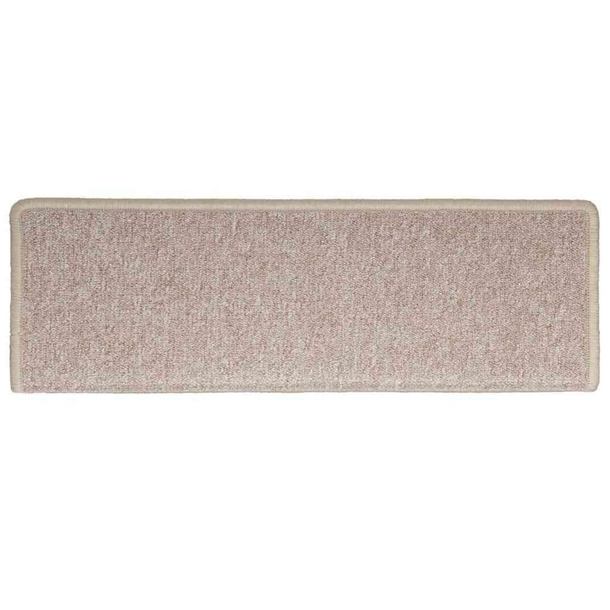 VIDAXL Tapis d'escalier 30 pcs 65x21x4 cm Taupe