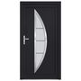 Voir la diapositive 3 : VIDAXL Porte d'entree anthracite 98x200 cm PVC