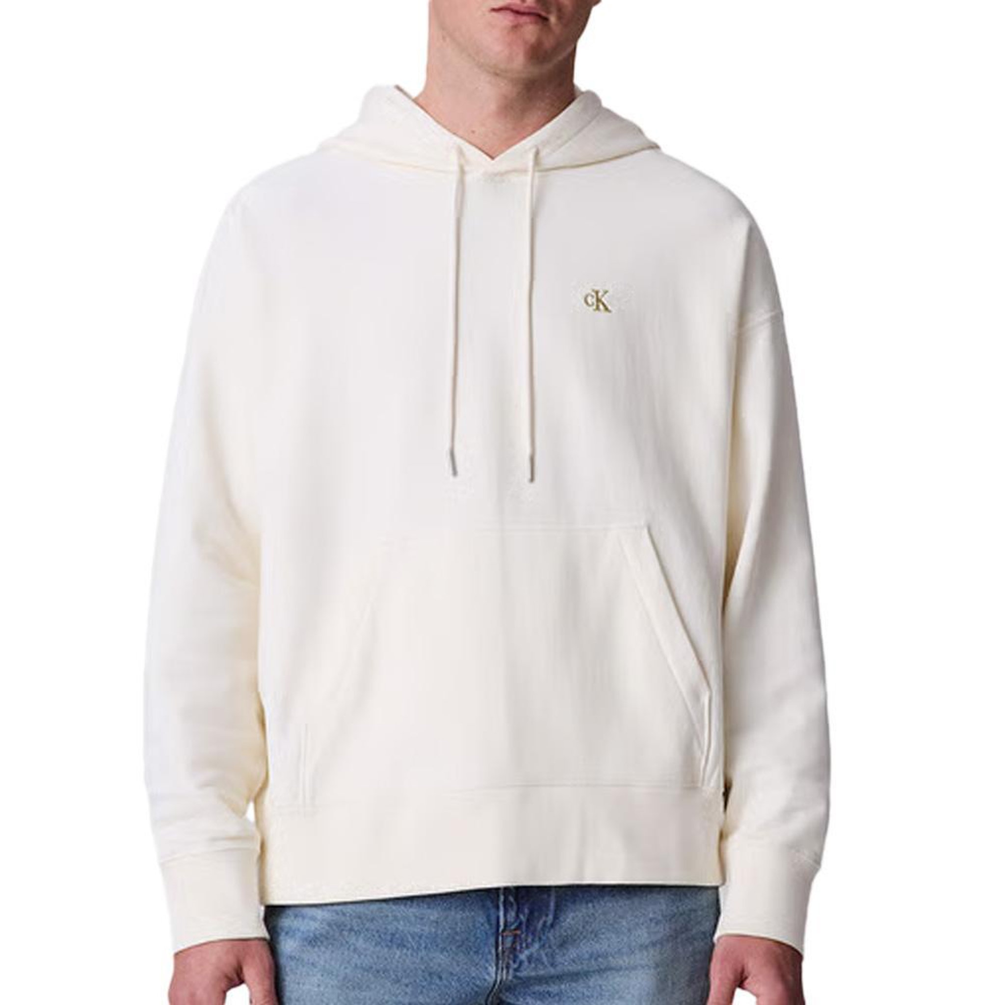 CALVIN KLEIN JEANS Sweat Blanc Homme Calvin Klein Jeans Premiums LV04RC278G. Coloris disponibles : Blanc
