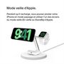 Voir la diapositive 4 : Belkin Chargeur induction Qi2 Blanc 3 en 1