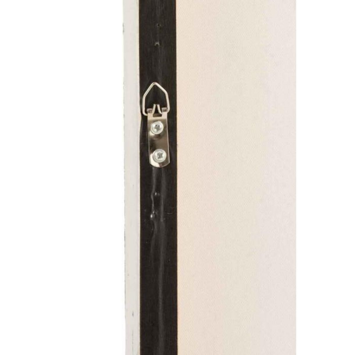 Paris Prix Toile Déco  Cheval  90x119cm Blanc & Marron