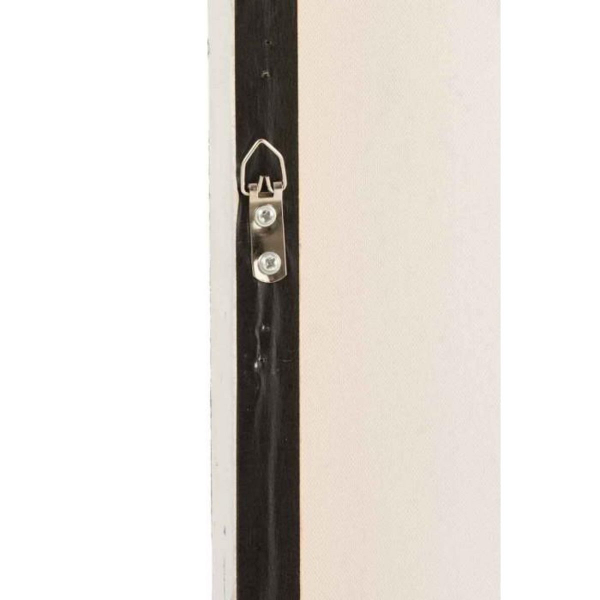 Paris Prix Toile Déco  Cheval  90x119cm Blanc & Marron