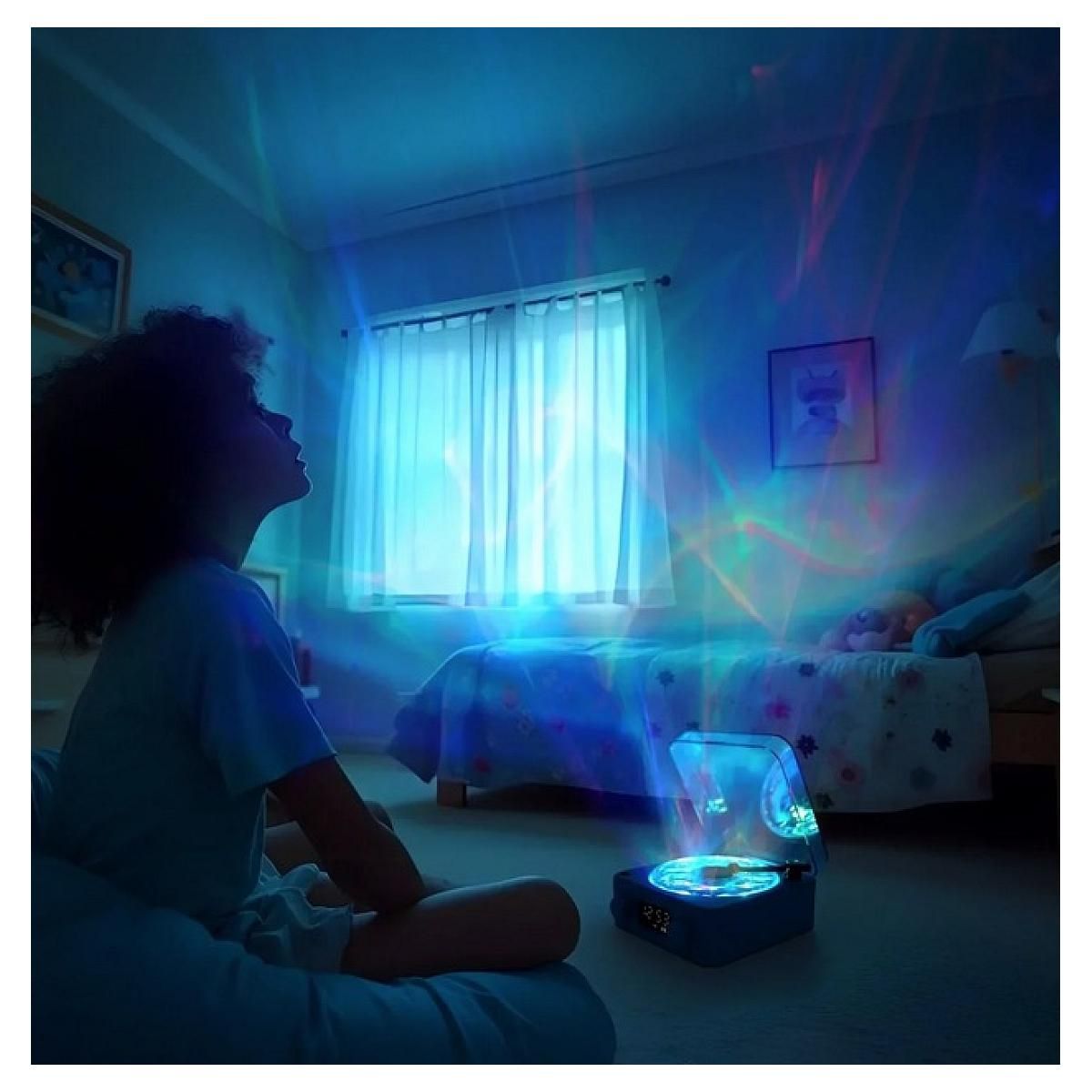LITTLE L Veilleuse Tourne-disque Sensoriel Magic Wave DEEP RELAX -