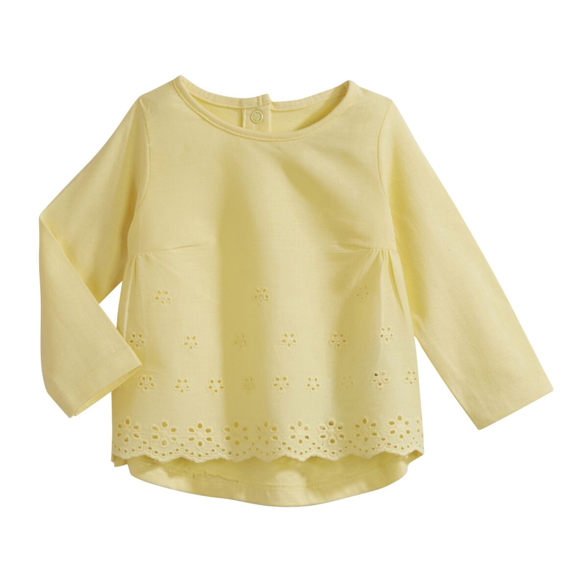 IN EXTENSO Tee-shirt manches longues broderie bébé fille