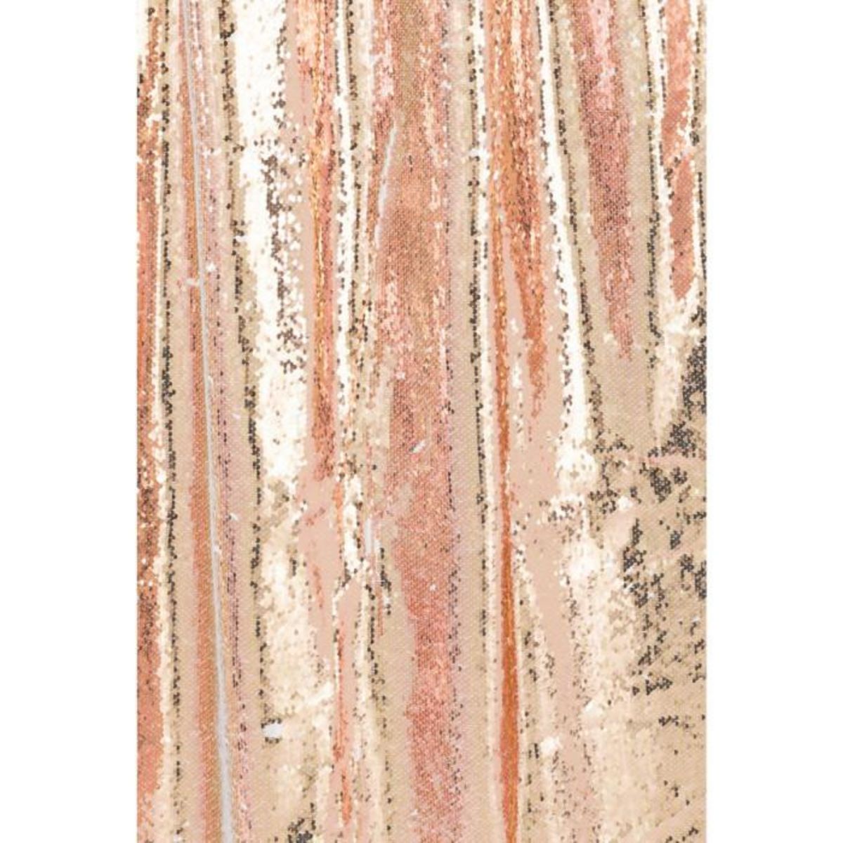 Paris Prix Rideau à Passants  Sequin  125x250cm Champagne & Blanc