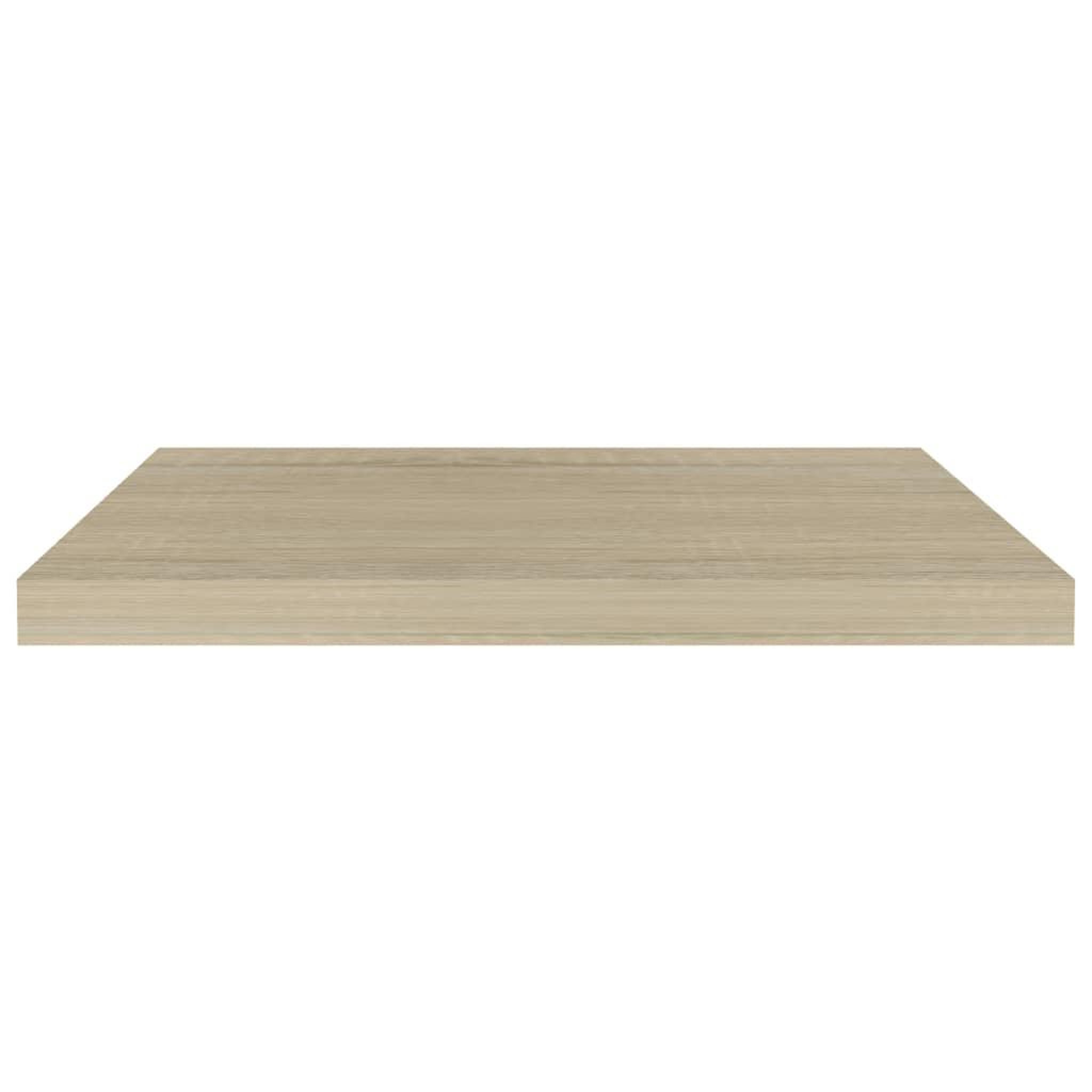 Voir la diapositive 4 : VIDAXL Etageres murales flottantes 4 pcs chene 60x23,5x3,8 cm MDF