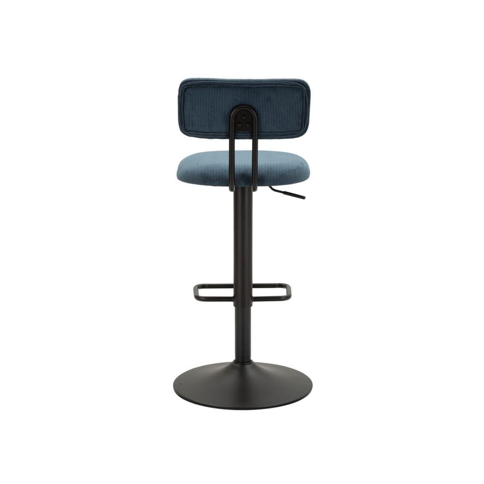 Voir la diapositive 6 : Paris Prix Lot de 2 chaises de bar réglable  destiny  85-106cm noir & bleu