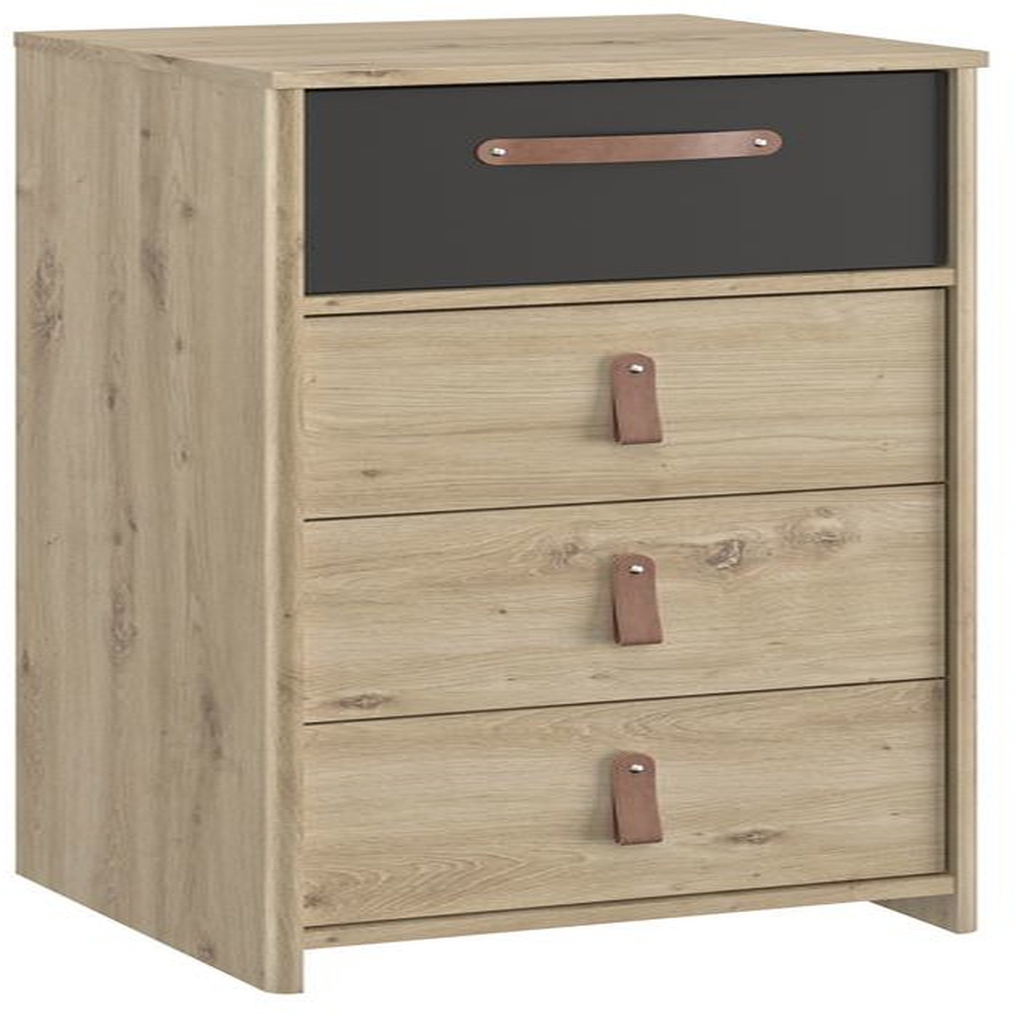 Voir la diapositive 1 : Chiffonnier 4 tiroirs L44xH87xP41cm MARCUS