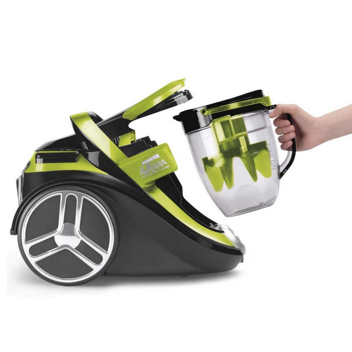ROWENTA Aspirateur sans sac 67db vert - ro7612ea