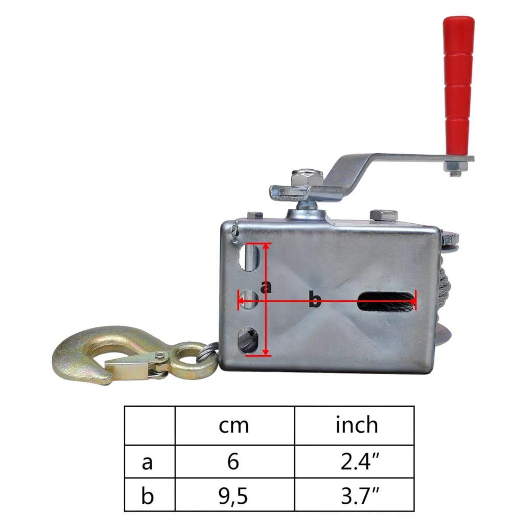 Voir la diapositive 6 : VIDAXL Treuil a main 360 kg