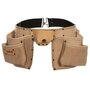 Toolpack Toolpack Ceinture a outils a double poche Pro Elite Beige
