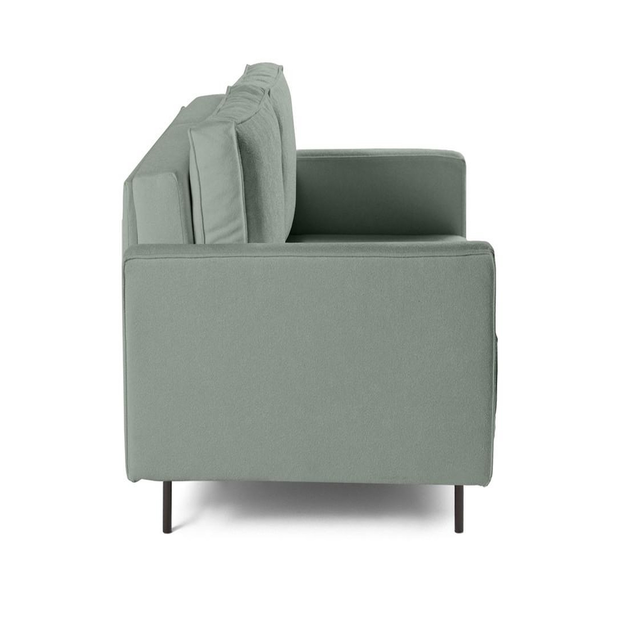 Voir la diapositive 3 : LISA DESIGN Charlie - canapé droit 2 places - en tissu