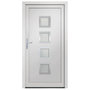 Voir la diapositive 3 : VIDAXL Porte d'entree Blanc 98x208 cm PVC