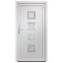 Voir la diapositive 3 : VIDAXL Porte d'entree Blanc 98x208 cm PVC