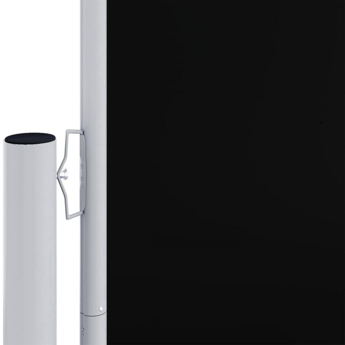 VIDAXL Auvent lateral retractable Noir 160x1200 cm