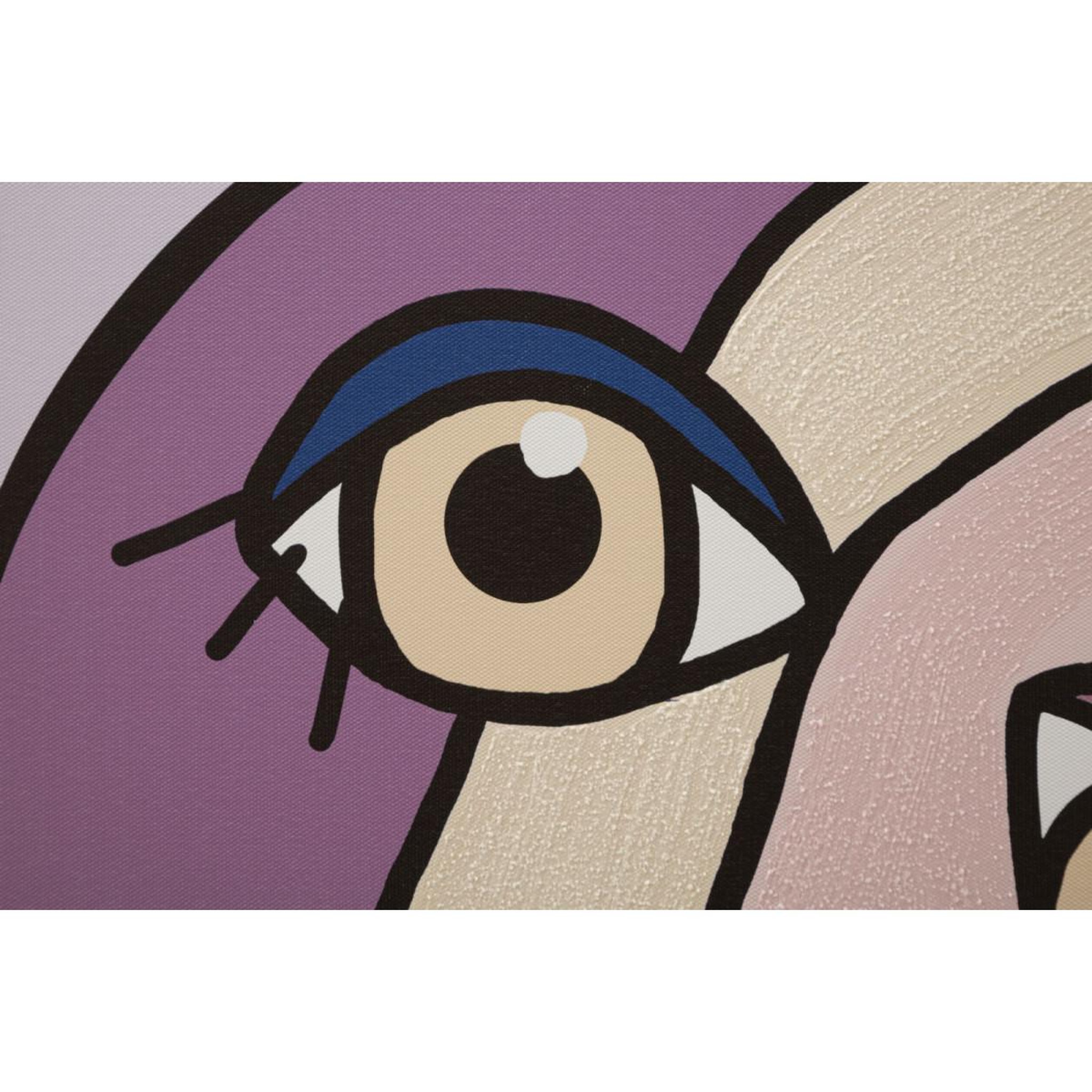 Voir la diapositive 3 : Paris Prix Toile imprimée déco  double visage large  80x120cm multicolore